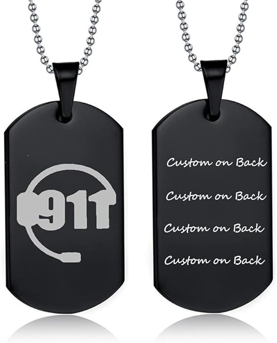 ZKXXJ Personalized 911 Dispatcher Gift for Men Women, Stainless Steel ...