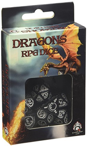 Dragon Dice Black/White (7) Board Game