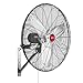 OEM TOOLS 24 Inch High-Velocity Indoor Oscillating Wall Mount, Old Model Commercial Fan, 6400 CFM, Black