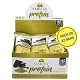 Paleo Dark Chocolate Quinoa High Protein Bars - Gluten-Free, Dairy-Free, and Non-GMO Certified - Vegan, Raw and Kosher - Kids Safe Snack - Clean fuel for athletes