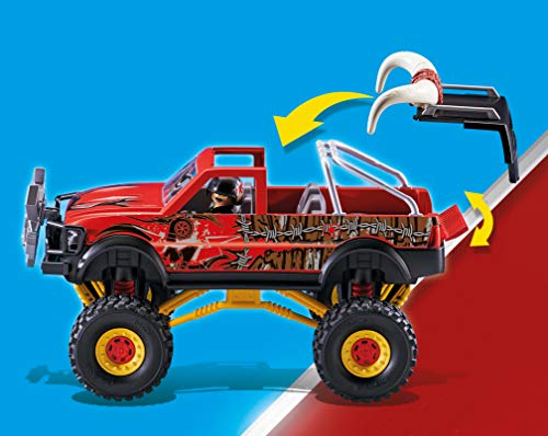 PLAYMOBIL Stuntshow 70549 Monster Truck Horned, Für Kinder von 4 - 10 Jahren – Bild 6