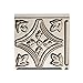 FASÄDE Traditional Style/Pattern 1 Decorative Vinyl Backsplash Panel in Brushed Nickel (One 18