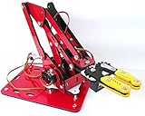 MicroBotLabs ArmUno 2.0 Robotic Arm Kit MeArm and Arduino Compatible Desktop Robot Arm Kit with MeCon Motion Control Software Via Download Link with Arduino Robot Code.