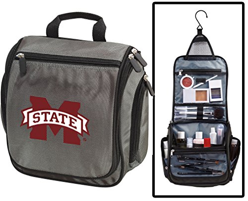 Mississippi State University Toiletry Bags or Mens Shaving Kits HANGABLE Travel Bag