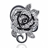 SMOO 2016 Newest Fashion Retro Crystal Jewelry Big Flower Shape Elegant Vintage Rings For Women (8)