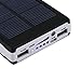 Black 80000mAh Dual USB Portable Solar Battery Charger Power Bank For Cell Phone