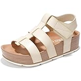 Project Cloud Platform Sandals Women - Comfortable Plush & Soft Insole Ladies Wedges - Non Slip & Lightweight Strap Wedge Sandals for Women 2026 (Phased)