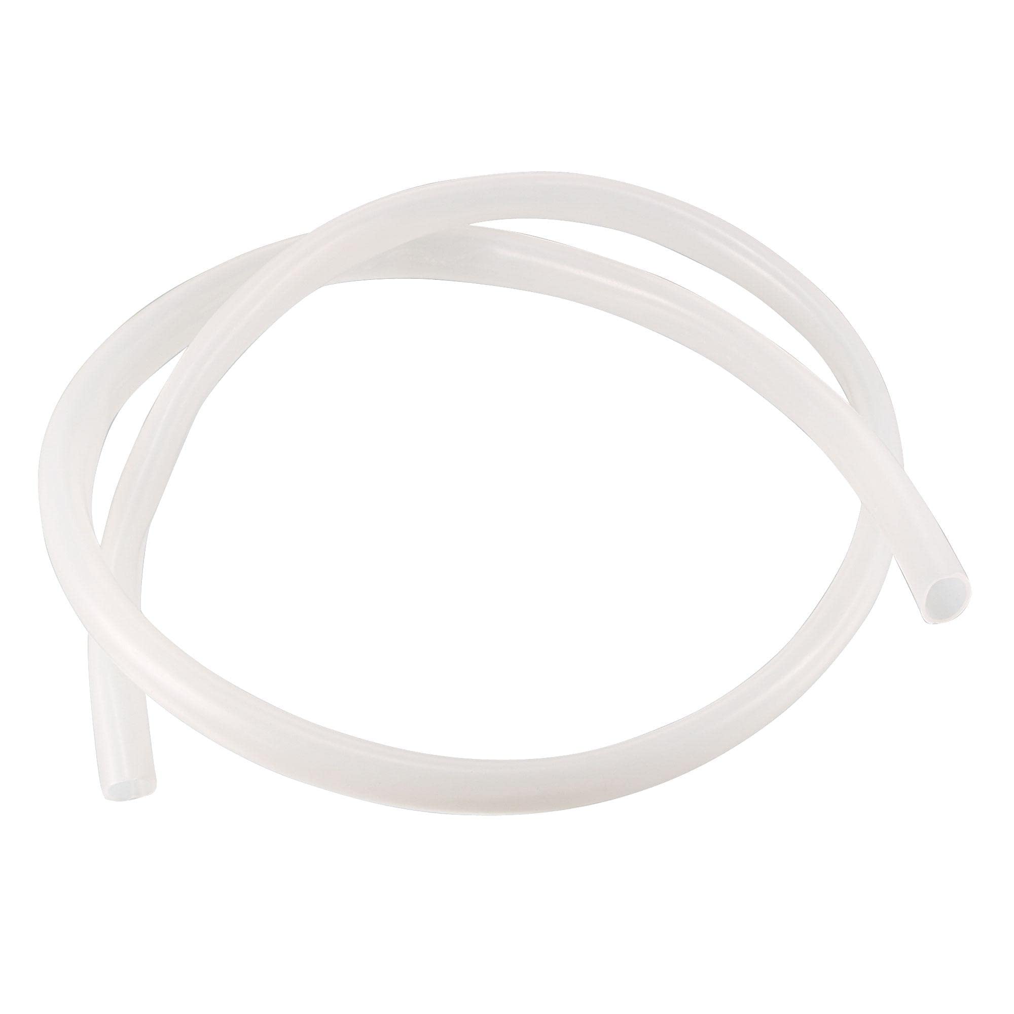 Sourcingmap Silicone Tube 12mm ID X 14mm OD 3.3ft Flexible Silicone Rubber Tubing Water Air Hose Pipe Translucent for Pump Transfer