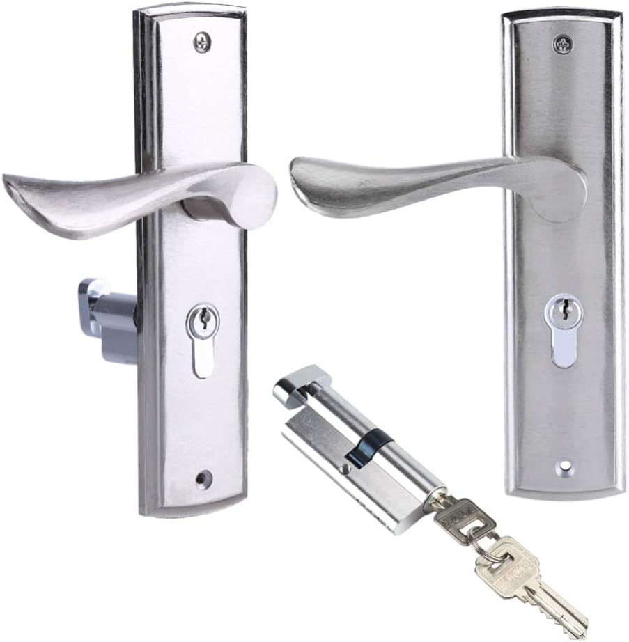 Puerta De Aluminio Cerradura Interior Puerta De Casa Manija Cerradura