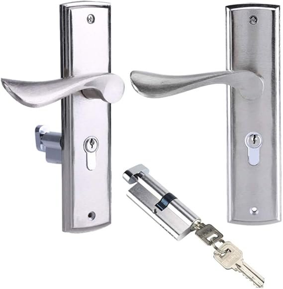 Puerta De Aluminio Cerradura Interior Puerta De Casa Manija Cerradura