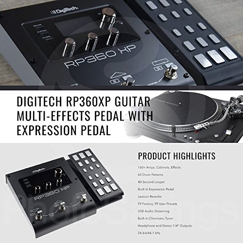 DigiTech RP55 Guitar Multi-Effects Processor with Accessory Bundle