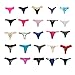 Halivove Sexy Underwear Varieties Of Women T-Back Thong Tanga G-String Pack (S, 20 Pcs)