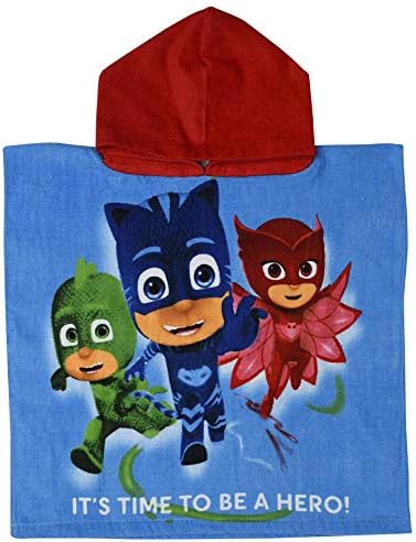 Official PJ Masks Hooded Beach Bath Poncho - You Choose Your Design (Design 6)