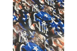 DIP APE Hydrographic Film American Combat Skulls Flags Hydro dip Dipping