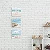 Coastal-Canvas-Wall-Art-Print-Starfish-Beach-Chairs-on-Sand-Artwork-for-Wall-Painting-for-BedroomOverall-12Wx12H-x3-Pcs Coastal Canvas Wall Art Print: Starfish & Beach Chairs on Sand Artwork for Wall Painting for Bedroom(Overall 12"Wx12"H x3 Pcs)