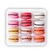 12 Macarons Set - French Cookies Mix - Macaroons Made in USA by French Chefs - 12 Flavors Assortment