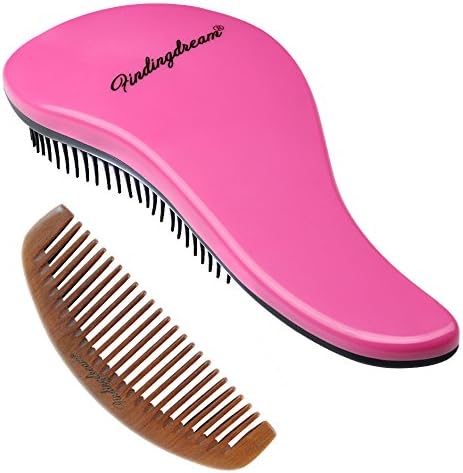 Detangling Brush Set - Detangler Hair Brush and Wide Tooth Hair Comb for Women & - No More Tangle