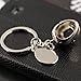 maycom Creative Fashion Romantic Couple Keychain Key Chain Ring Keyring Key Fob for Valentine's Day Gift (Helmet & Motorcycle)