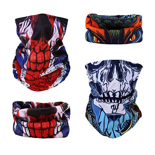 image for SMEHCF 8 Skull Multifunctional Elastic Seamless Headwear Bandana Headb