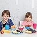 Creative Goods Bamboo Kids Cups (10 oz) - No BPA or Phthalates - Eco Friendly Toddler Cups Without Lids - Non Toxic Non Plastic - Set of 4 Drinking Cups for Kids - Ideal for Baby Showers and Birthdays