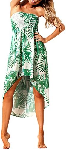 Women Bohemian Print Beach Dress Beachwear Swimwear Bikini Cover Ups