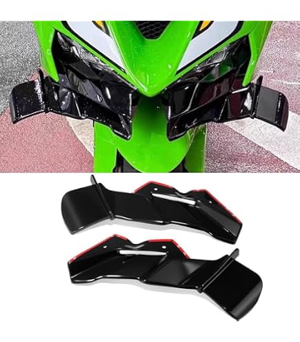 Amazon.com: ZX25R Wing Spoilers 8.46inch ABS Side Wing Fairing