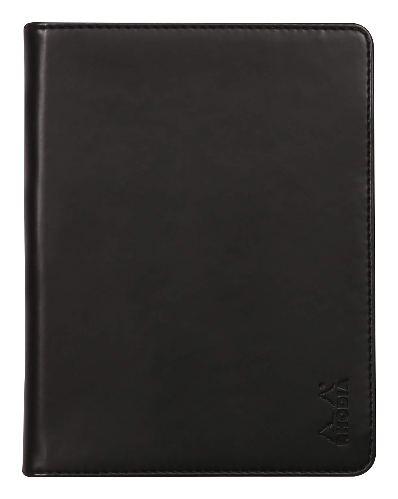 RHODIA 213001C - Rhodiarama N°13 Clipboard and Document Holder Booklet Black - for A6 (10.5 x 14.8 cm) Format Notepads or Notebooks - Premium Italian Faux Leather - Rhodiarama Collection — image 1