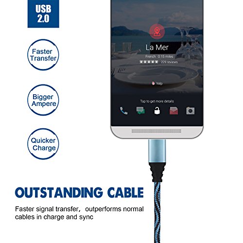 Micro-USB-Cable-Xcords-USB-20-to-Micro-USB-Android-Charger-Cable-High-Speed-USB-Sync-and-Charging-Cord-for-Android-Phones-Tablets-PS4-Xbox-One-and-More3Pack-6FT