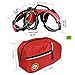 Dog Detachable Backpack Hound Saddlebag for Service Dog Travel Camping Hiking Training,Rucksack with 2 Removable Bags for Carrying Poop Bags and a Small First Aid Bag for Large Breeds-M