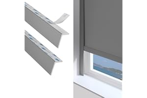 ZSTARR PVC Light Blockers Blackout for Shades and Blinds Window Edge Side Tracks for Light Blocking Strips Blackout Shades Wi