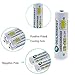 GEILIENERGY Solar Light AA Ni-CD 1000mAh Rechargable Batteries,AA Rechargeable Batteries for Solar Lights Solar Lamp(Pack of 4)