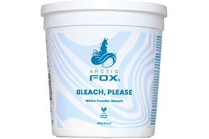 ARCTIC FOX Bleach Please, White Powder Bleach 8.8 oz Tub (0.5 lb) Perfect for bleach bosses with big hair goals.