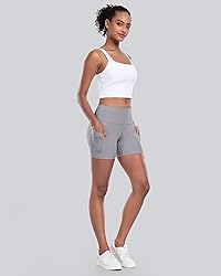 CHRLEISURE Womens Biker Yoga Shorts with