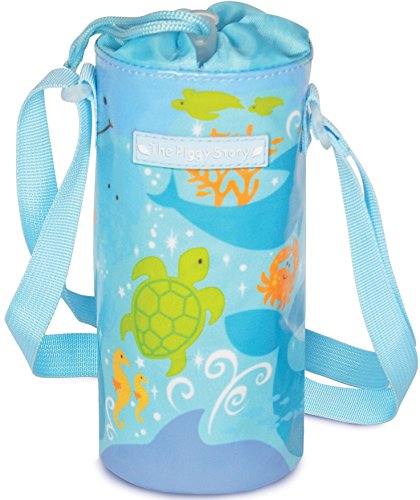The Piggy Story 'Under the Sea' Child's Insulated Wipe-Clean Carry-Along Bottle Bag for 500ml Bottles