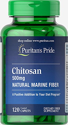 Puritan's Pride Chitosan 500 mg-120 Caplets Puritan's Pride Chitosan 500 mg-120 Caplets