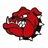 Dog Patches Bulldog Patches Iron On Patch Embroidered Patch Custom Patches