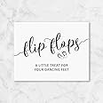 Wedding Flip Flops Sign, Flip Flop Sign, Wedding Signs, Dancing Shoes Sign, Dance Floor Sign, Flip Flops For Wedding Guests, UNFRAMED 8x10 inch