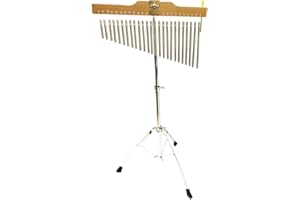 Luvay 25-Bar Chimes Percussion Instruments with Mounting Stand and Stick