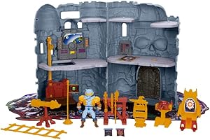 ​Masters of the Universe Vintage Castle Grayskull Playset with Display Mat & Spaceman Figure, Jawbridge & Other Features & Ac