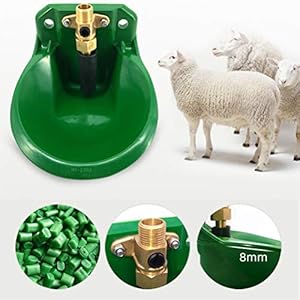 Yardwe Alimentatore Automatico per capre Cavalli bovini Pecore Mucche maiali Bestiame Animali (Verde) Yardwe Alimentatore Automatico per capre Cavalli bovini Pecore Mucche maiali Bestiame Animali (Verde)