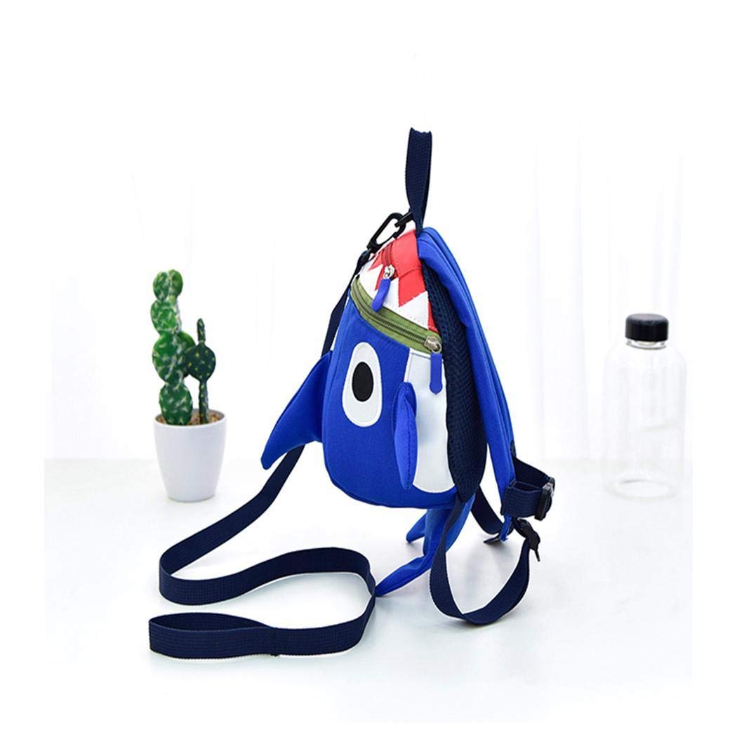 Anstsy Niños Niños Chicas Estudiantes de dibujos animados Mochila de impresión de moda Zip Bag Mochilas tipo casual