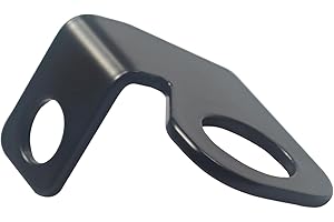 AIRCMT Stainless Steel 22.5mm Rear Axle Safety Flag Whip Mounting Bracket for Motorcycle,Motocross,Dirt Bike,Off-Road,Dune Flag,UTV,ATV(Black)