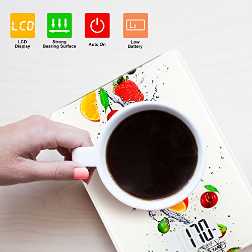 image for Digital Kitchen Scale Multifunction Ultra Slim Food Scale,Baking Scale