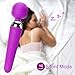 Louviva Clitoris Stimulation Vibrator, 10 Speeds Silicone Adult Rechargeable Sex Massage Toy for Women and Couples (Purple)