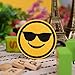 8 pcs Emoji Patches Embroidered Iron on Badge Applique for Clothes Stickers (Emoji 8)