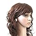 Sparkly Bride Clip On Earrings Simulated Pearl Oval Greek Key Gold Plated Women Fashion