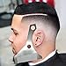 Markkeer Beard Shaping & Styling Tool with Inbuilt Comb for Perfect Line up & Edging, Stainless Steel Beard Shaping Tool Works with a Beard Trimmer or Razor to Style (Stainless Steel Comb 2)