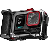 BRDRC Grip Kit for Insta360 Ace Pro 2 / Ace Pro (with Cage), Handle Holder Bundle Expansion Mount with Shutter Button, Quick Release, Cold Shoe for Insta 360 Ace Pro 2/Insta360 Ace Pro Accessories