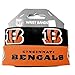 NFL Cincinnati Bengals Silicone Rubber Bracelet, 2-Pack
