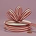 Red Jenna Striped Grosgrain Ribbon, 5/8" X 25Yd